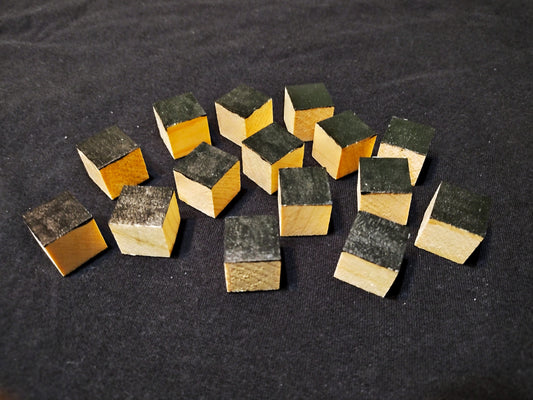 3/4 inch Black blocks