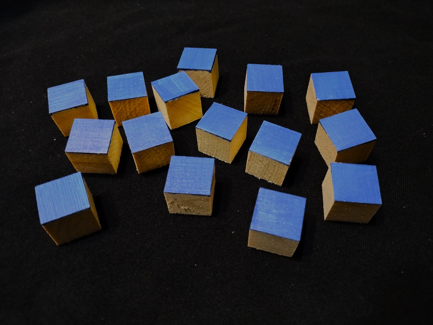3/4 inch Blue blocks