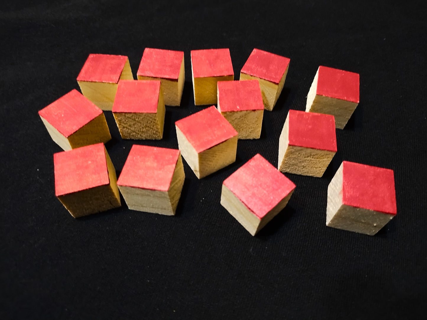 3/4 inch Red blocks